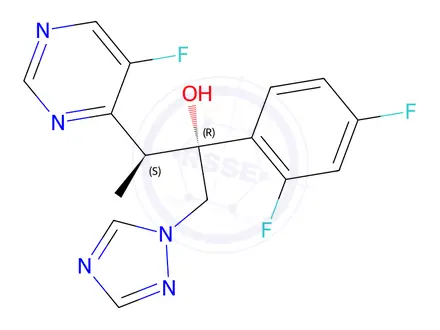 Chemical structure of Voriconazole
