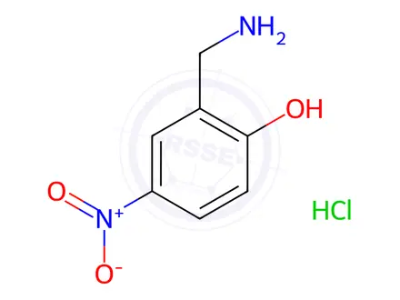 Chemical structure of 2-(Aminomethyl)-4-nitrophenol Hydrochloride
