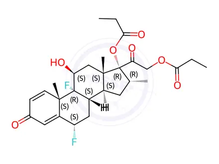 Chemical structure of Fluticasone Impurity 107