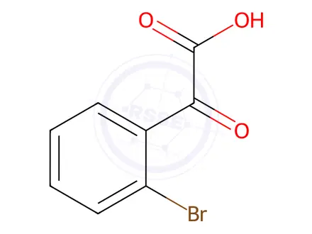 Chemical structure of 2-(2-Bromophenyl)-2-oxoacetic acid