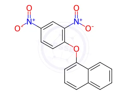 Chemical structure of 1-(1-Naphtyloxy)-2,4-dinitrobenzene