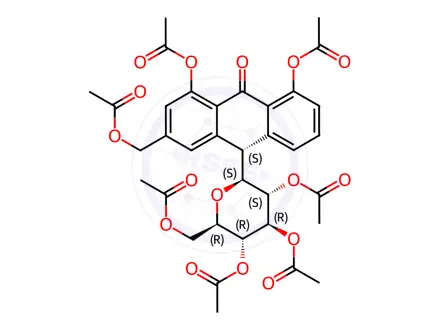 Chemical structure of Diacerein EP Impurity F