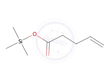 Chemical structure of 4-Pentenoic acid, trimethylsilyl ester
