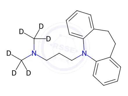 Chemical structure of Imipramine-d6