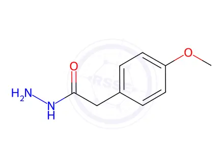Chemical structure of 2-(4-Methoxyphenyl)acetohydrazide