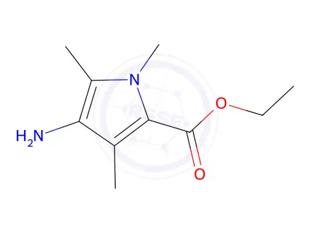 Chemical structure of Ethyl 4-amino-1,3,5-trimethyl-1H-pyrrole-2-carboxylate