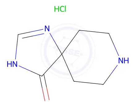 Chemical structure of 1,3,8-Triazaspiro[4.5]decan -1-en-4-one hydrochloride