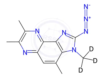 Chemical structure of 2-Azido-3,4,7,8-tetramethyl-3H-imidazo[4,5-f]quinoxaline-d3