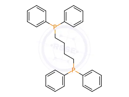 Chemical structure of 1,4-Bis(diphenylphosphino)butane