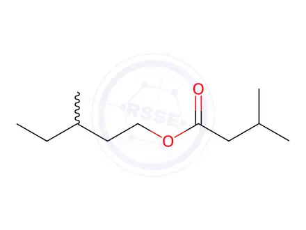 Chemical structure of 3-methylpentyl isovalerate