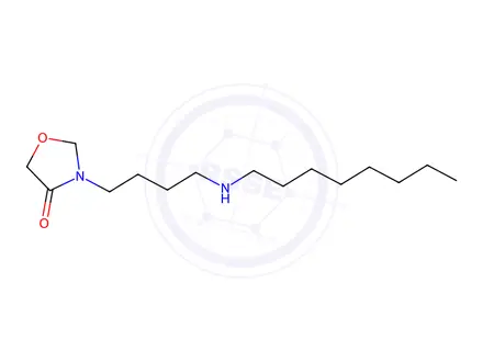 Chemical structure of 3-(4-(Octylamino)butyl)oxazolidin-4-one