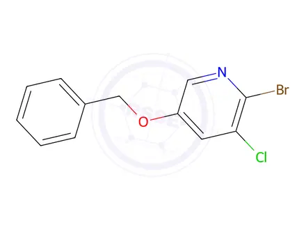 Chemical structure of 5-(Benzyloxy)-2-broMo-3-chloropyridine
