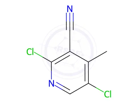 Chemical structure of 2,5-Dichloro-4-methylpyridine-3-carbonitrile
