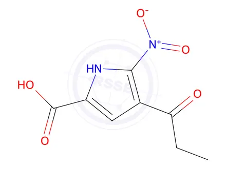 Chemical structure of 5-Nitro-4-propionyl-1h-pyrrole-2-carboxylic acid