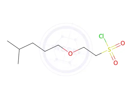 Chemical structure of 2-((4-Methylpentyl)oxy)ethane-1-sulfonyl chloride