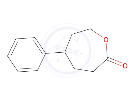Chemical structure of GAMMA-PHENYL-EPSILON-CAPROLACTONE