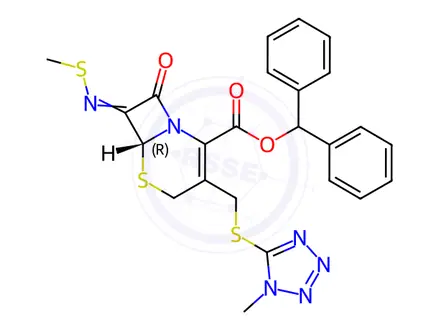 Chemical structure of Cefmetazole DIPHS Impurity