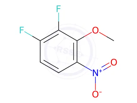 Chemical structure of 1,2-Difluoro-3-methoxy-4-nitrobenzene