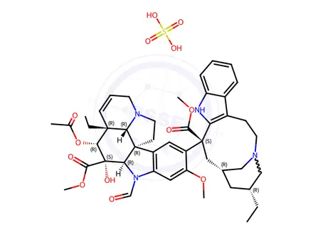 Chemical structure of Vincristine EP Impurity B Sulfate