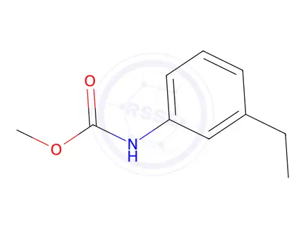 Chemical structure of Carbamic acid, (3-ethylphenyl)-, methyl ester (9CI)