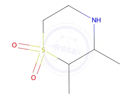 Chemical structure of 2,3-dimethyl-1lambda6-thiomorpholine-1,1-dione
