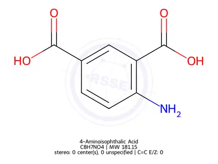 Chemical structure of 4-Aminoisophthalic Acid