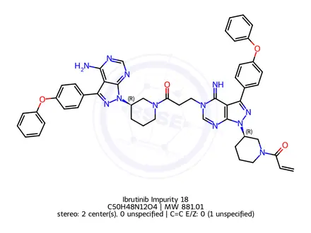 Chemical structure of Ibrutinib Impurity 323