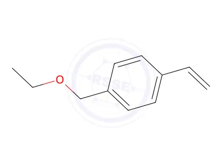 Chemical structure of p-Vinylbenzyl ethyl ether