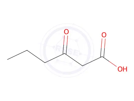 Chemical structure of Glycerides, palm-oil mono-and di-, hydrogenated, 3-oxohexanoates
