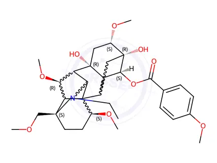 Chemical structure of Deacetyl crassicauline A