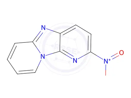 Chemical structure of 2-Nitrodipyrido[1,2-a:3',2’-d]imidazole