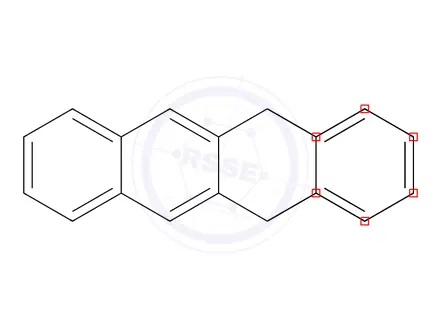 Chemical structure of 5,12-Dihydro-5,12-[1,2]benzenonaphthacene