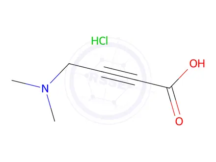 Chemical structure of 4-Dimethylaminobut-2-ynoic Acid Hydrochloride