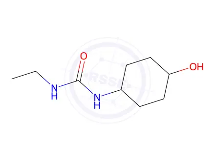 Chemical structure of 1-Ethyl-3-(4-hydroxycyclohexyl)urea (trans)