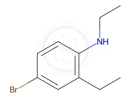 Chemical structure of 4-Bromo-N,2-diethylaniline