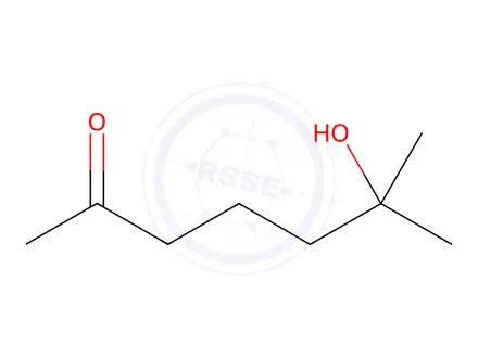 Chemical structure of 6-Hydroxy-6-methyl-2-heptanone