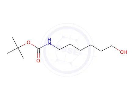 Chemical structure of N-(6-Hydroxyhexyl)carbamic Acid 1,1-Dimethylethyl Ester