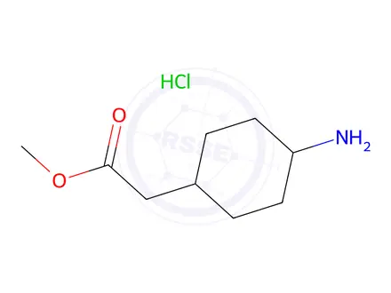 Chemical structure of Methyl 2-(4-aminocyclohexyl)acetate hydrochloride