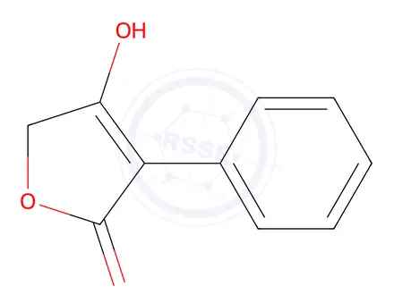 Chemical structure of 4-HYDROXY-3-PHENYL-2(5H)-FURANONE