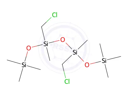 Chemical structure of 3,5-BIS-(CHLOROMETHYL)OCTAMETHYLTETRASILOXANE