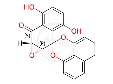 Chemical structure of Palmarumycin C3