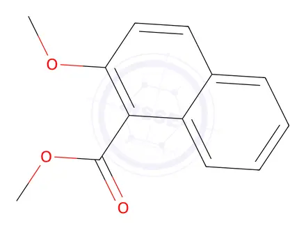 Chemical structure of METHYL 2-METHOXY-1-NAPHTHOATE