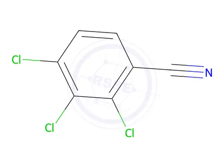 Chemical structure of 2,3,4-Trichlorobenzonitrile