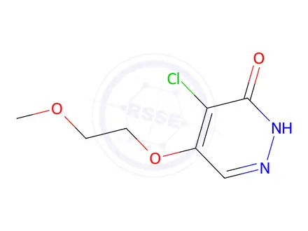 Chemical structure of 4-Chloro-5-(2-methoxyethoxy)pyridazin-3(2H)-one