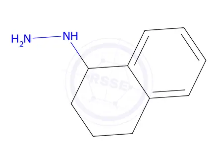 Chemical structure of 1,2,3,4-tetrahydronaphthalen-1-ylhydrazine