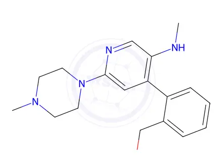 Chemical structure of Netupitant Impurity 5