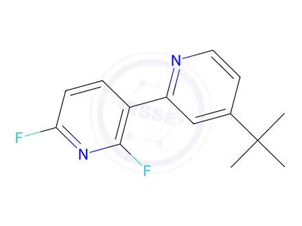 Chemical structure of 4-(tert-Butyl)-2',6'-difluoro-2,3'-bipyridine