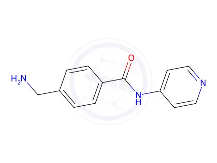 Chemical structure of 4-(Aminomethyl)-N-(pyridin-4-yl)benzamide