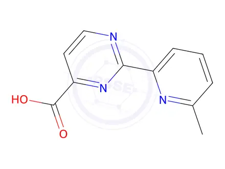 Chemical structure of 2-(6-Methylpyridin-2-yl)pyrimidine-4-carboxylic acid