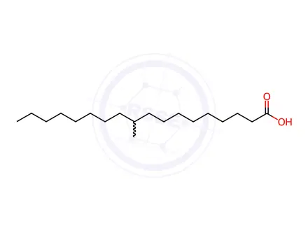 Chemical structure of Tuberculostearic Acid